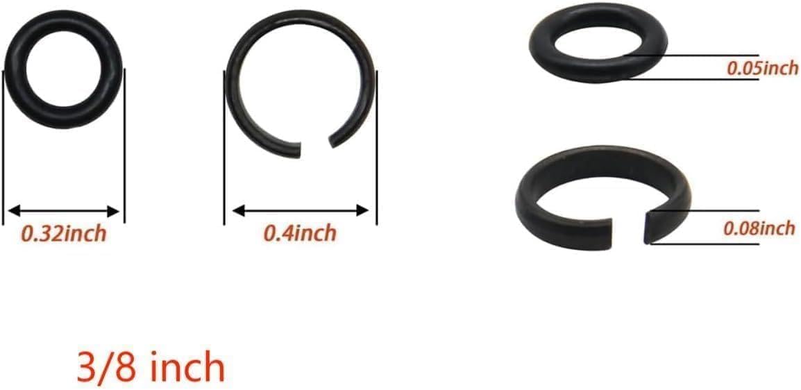 20 Anillos Retención Llave Impacto 3/8pulg Junta Tórica