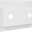 Cubierta grifo blanco para bisel RV Camper