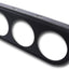 Panel montaje universal medidor triple 52mm negro