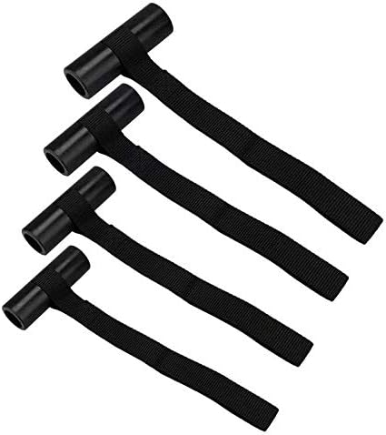 Bucles para maletero capo 4 correas poliester negro universal