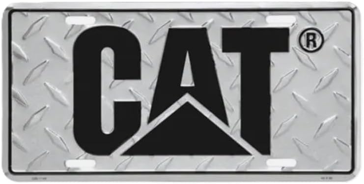 Placa matrícula CAT Aluminio Diamante