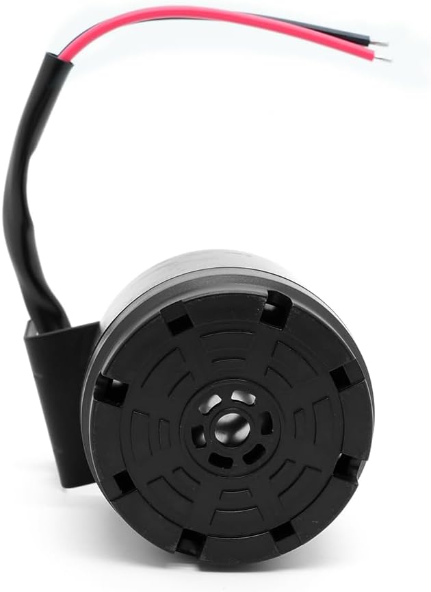 Alarma respaldo 12-24V impermeable 4 Pzas negro