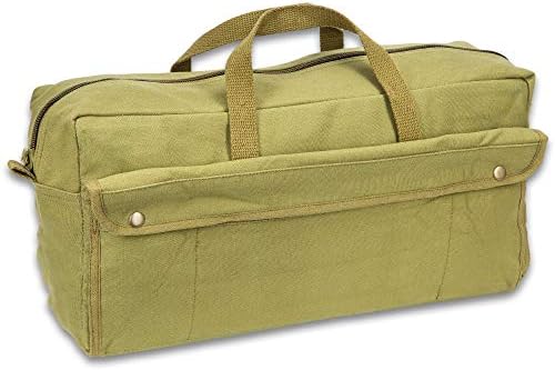 Bolsa jumbo herramientas mecánicas cierre latón verde