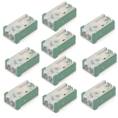 Kit 10 Pzas Fusibles MCASE Ranurado 40A 32V