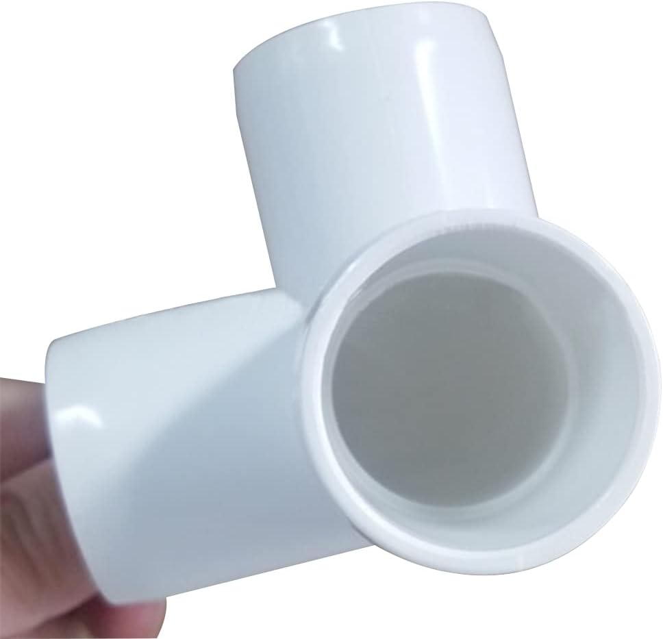 Conector T PVC 2pulg codo 90 grados para muebles