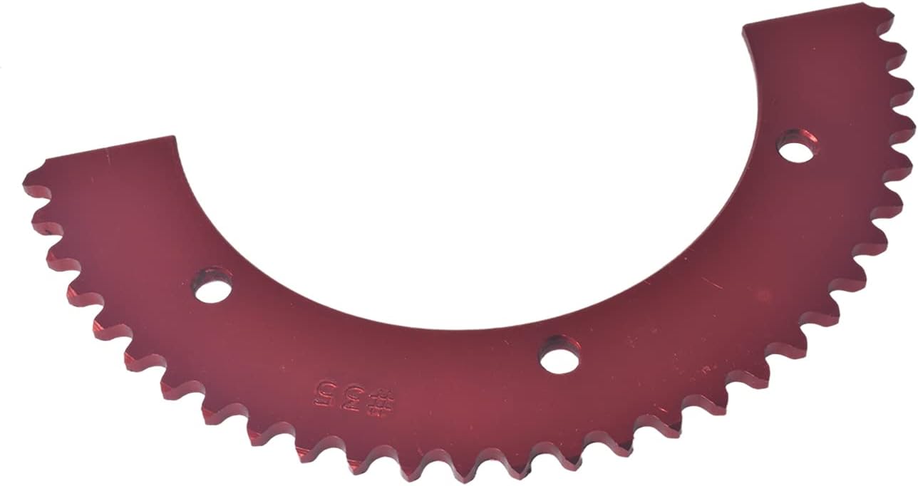 Cadena Piñón Dividido 57T Aluminio Go Kart Bicicleta