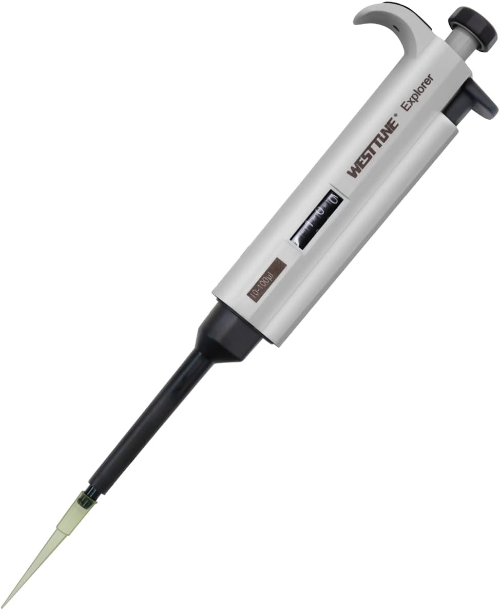 Pipeta ajustable 10-100μl para laboratorio