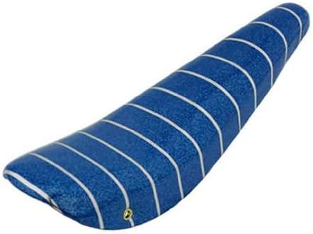 Asiento bicicleta con rayas plateadas