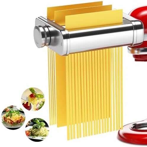 Accesorio pasta 3en1 para mezcladoras KitchenAid con cepillo