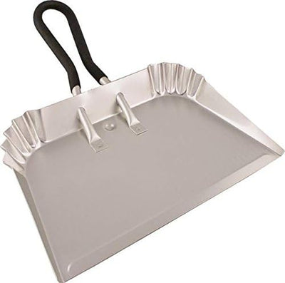 Recogedor aluminio industrial 17pulg ligero mango goma