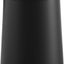 Cubo basura latón 8L tapa oscilante baño dormitorio negro