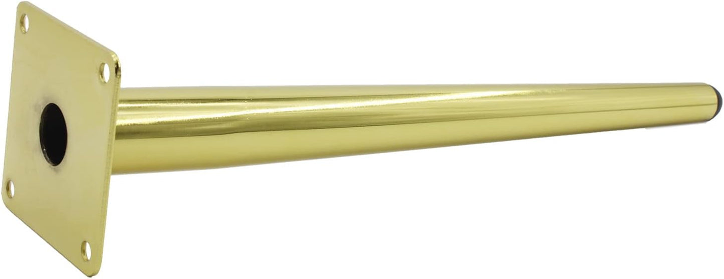 4 Pzas Patas Redondas para Muebles Metal Resistente