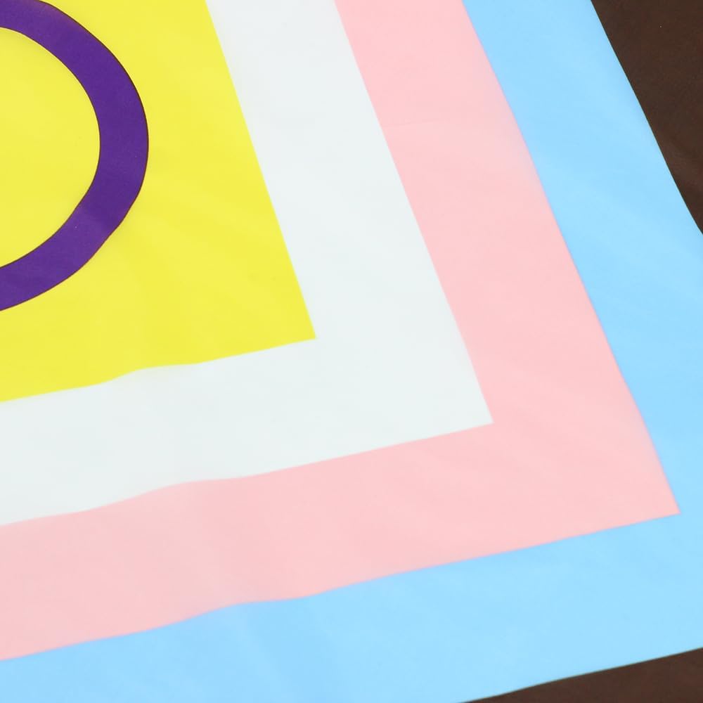 Bandera Orgullo Intersexual 3x5ft Arco Iris
