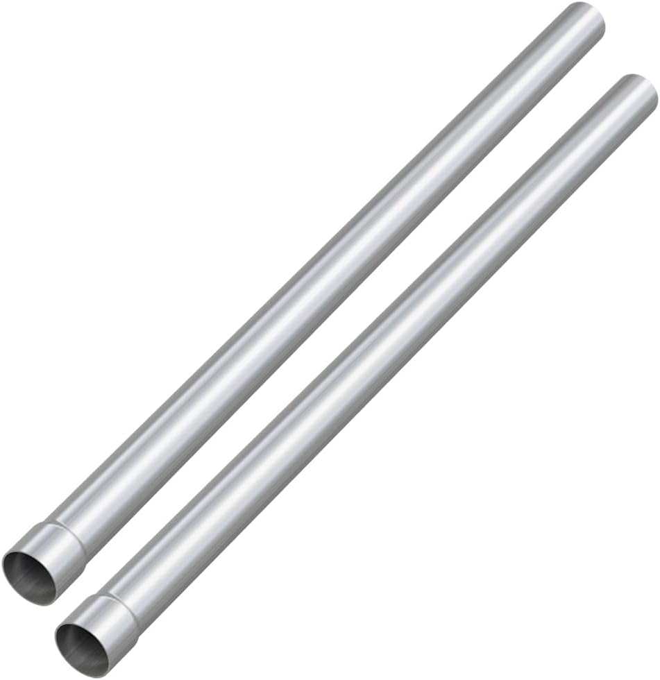 Tubo escape acero inox 3.5" 48" 2 Uds