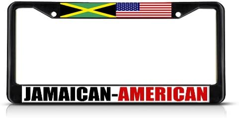 Marco matrícula Jamaica cubierta para placa