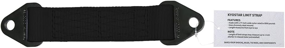 Correa límite 11" cuádruple 10000lb negro set 2