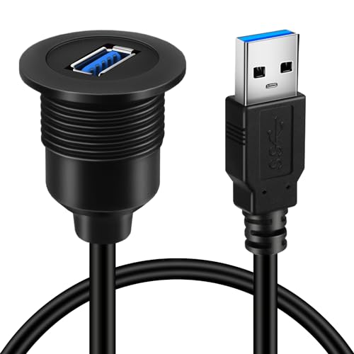 Extensión USB 3.0 macho a hembra para auto 3ft