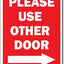 Letrero aluminio frase inglés para hogar oficina