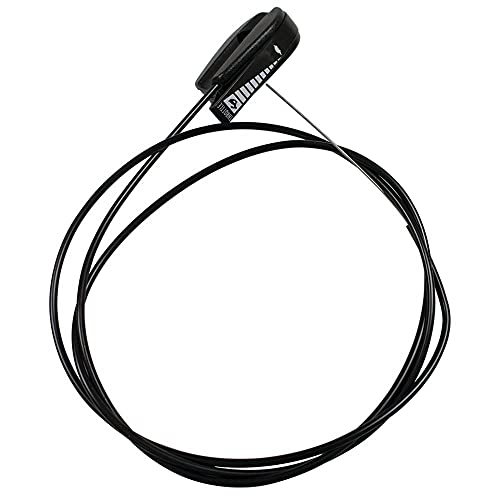Cable control acelerador repuesto 71pulg negro