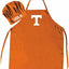 Sombrero chef hombre delantal logotipo Tennessee Volunteers