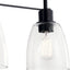 Lámpara tocador 24.25pulg níquel cepillado 3 luces