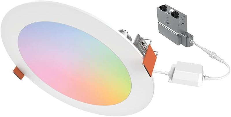 Downlight LED empotrado Wi-Fi 6pulg regulable todo color