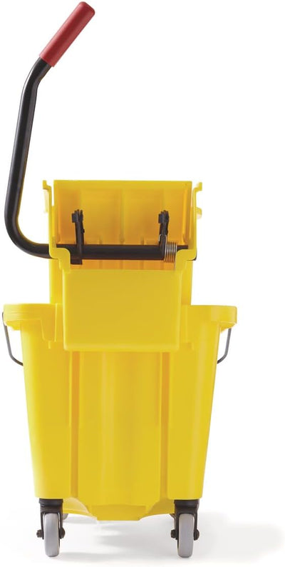 Cubo fregona escurridor 35qt color amarillo