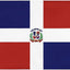 Bandera República Dominicana 3x5ft con ojales latón
