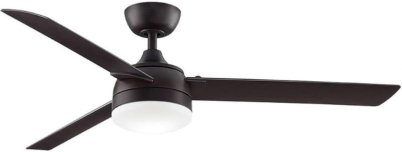 Ventilador techo 56pulg aspas nogal oscuro kit luces LED
