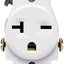 Salida receptáculo NEMA 6-20R 20A 250V blanco