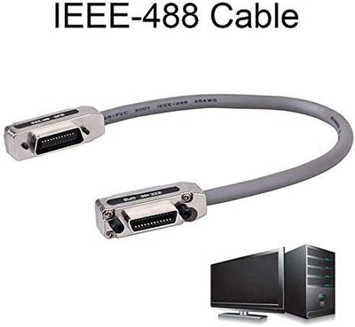 Cable GPIB IEEE-488 adaptador conector metal 1/1.5/2m