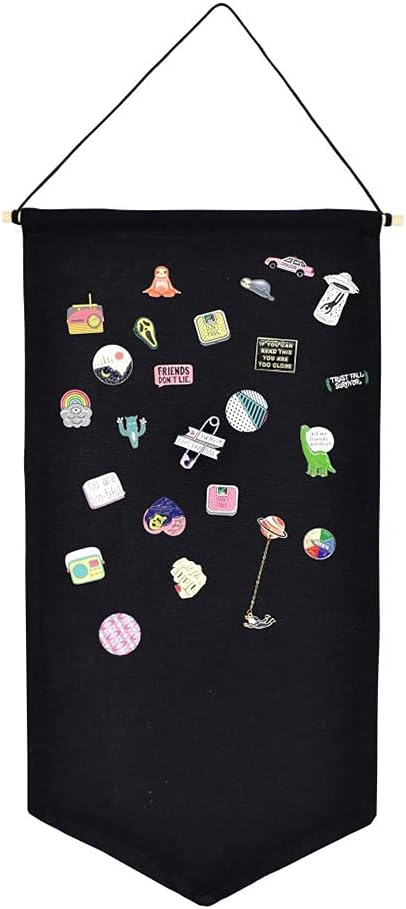 Organiz. broches colgantes lona pancarta fiesta