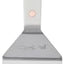 Espátula acero inox biselada mango triple remachado para cocina