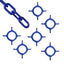 Kit conectores cadena cono azul