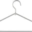 Perchas delantal metal plateado resistente colgador