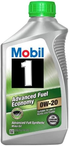 Aceite sintético 0W-20 modelo Advanced Fuel Economy
