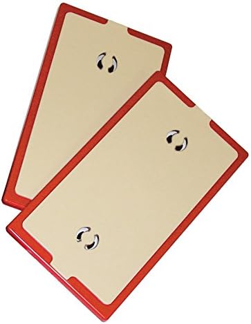 2 Pzas Placas Antiderrap Rojo Pequeño