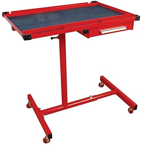 Mesa trabajo resistente movible con cajón