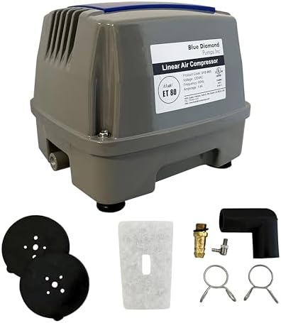 Bomba aire diafragma lineal séptico con filtro adicional