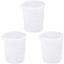 3 Vasos Medidores Silicón 3.4oz Escala Precisa Resina