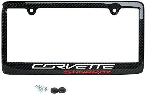 Marco matrícula fibra carbono para Corvette 14-19