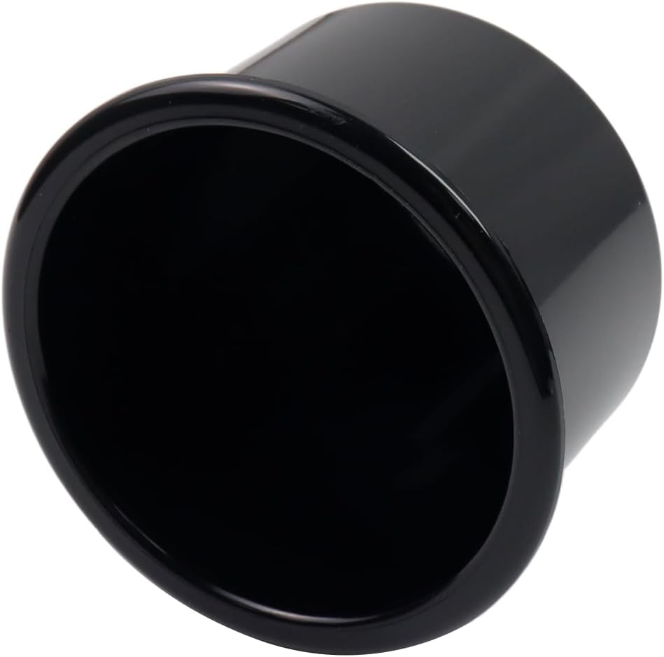 4 Portavasos Plástico Negro 4x2.6" Repuesto Sofá Reclinable