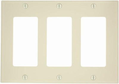 Placa GFCI termoestable para pared tamaño estándar marfil