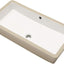 Fregadero baño 28" blanco puro vitreo cerámica