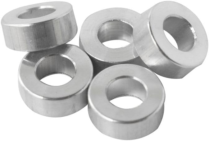 Espaciador aluminio 5/8x5/16 pulg redondo liso sin roscar