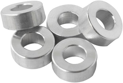 Espaciador aluminio 5/8x5/16 pulg redondo liso sin roscar