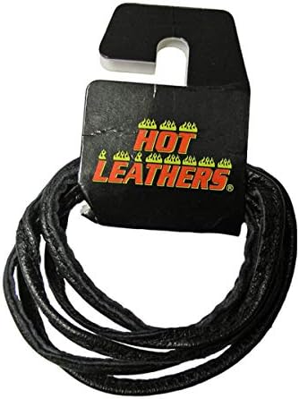 Encaje cuero negro 72pulg