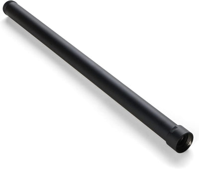 Tubo extensión ducha G3/4 negro mate 16pulg