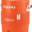 Dispensador bebidas asiento superior 10gal naranja/blanco