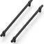 20 Manijas Negro Mate para Gabinetes 10"
